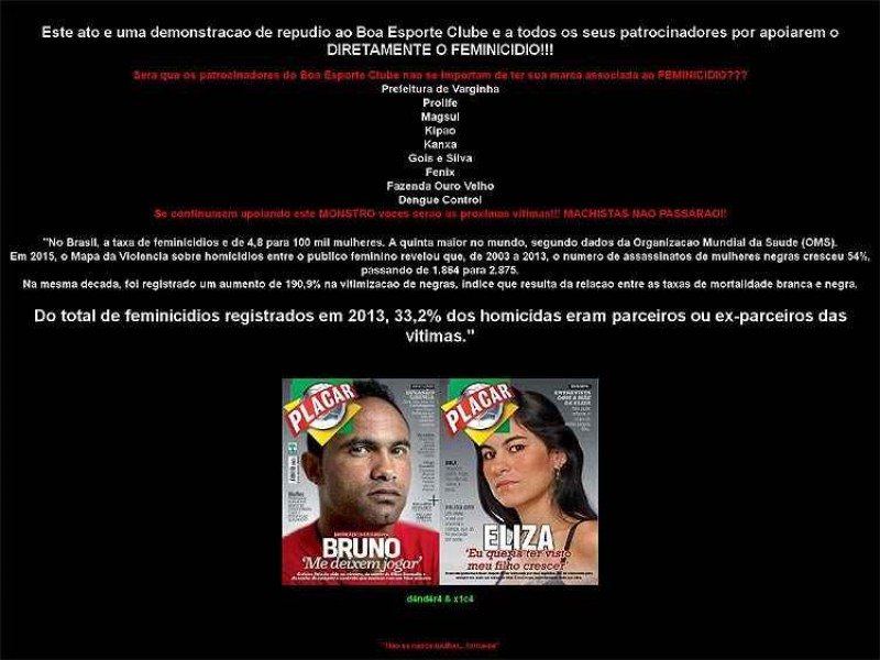 Site Do Boa Invadido Por Hackers E Exibe Dados Sobre Feminic Dio