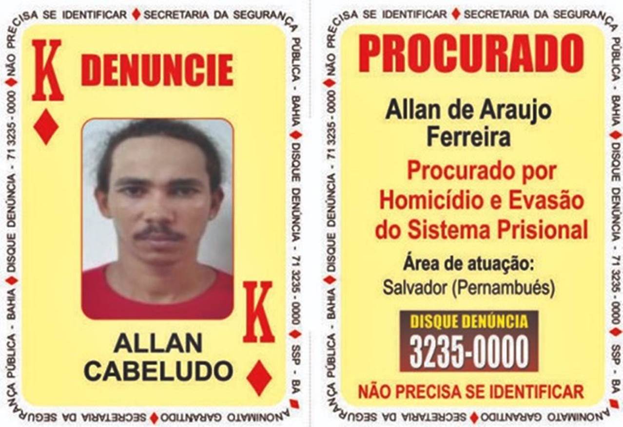 Cartas Na Mesa Veja Os Rostos E Nomes Dos Novos Criminosos Mais