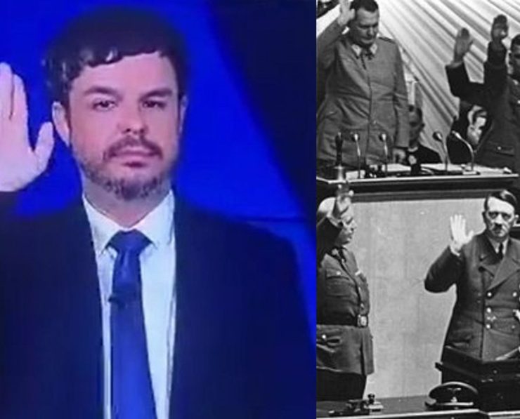 Ex Bbb Faz Suposta Sauda O Nazista Na Tv E Internautas Pedem Demiss O