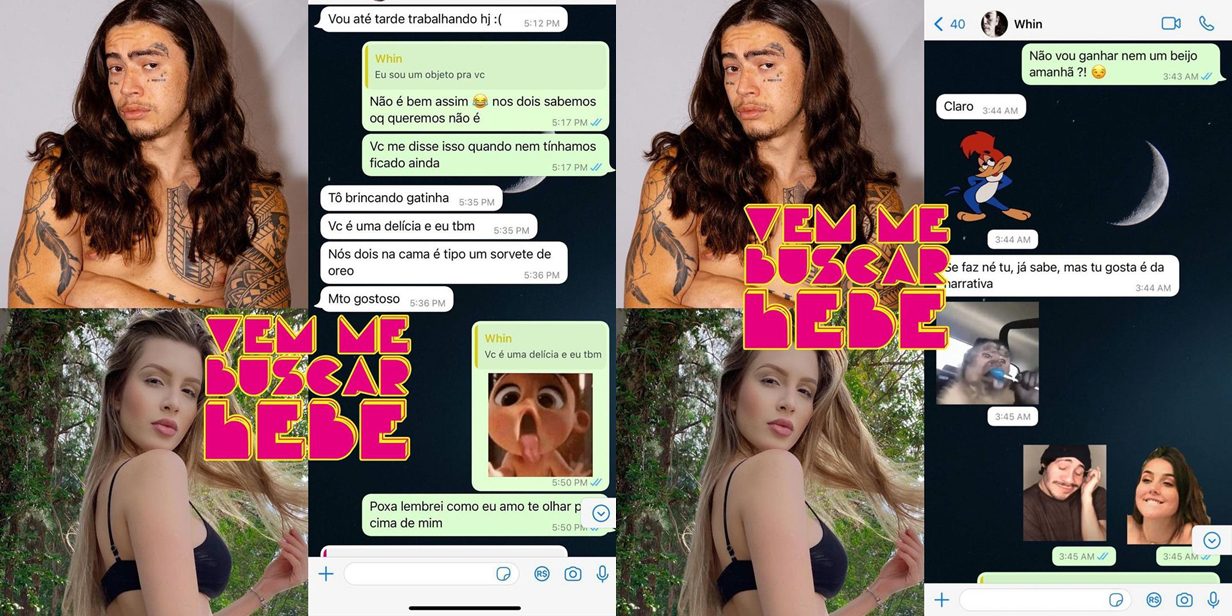 Pegou Fogo Prints Mostram Conversa Ntima Entre Whinderson Nunes E