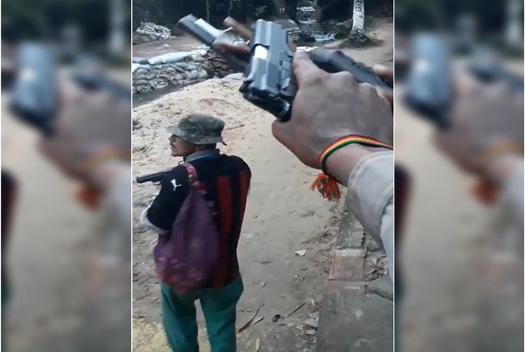 Em vídeo bandidos provocam rivais armas em Santo Amaro e até