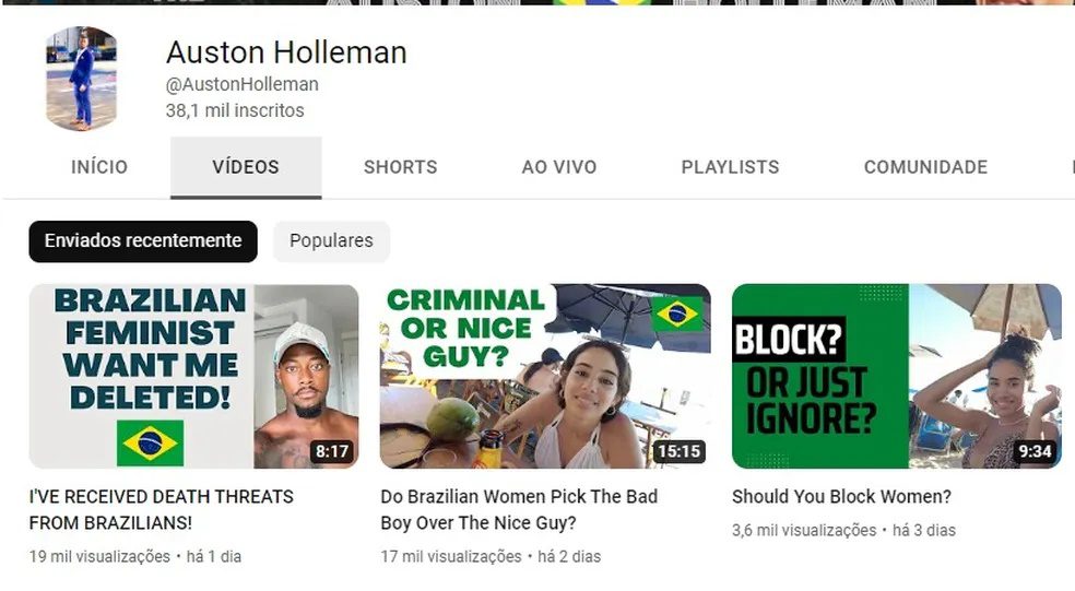 Youtuber norte americano é criticado ao gravar vídeos que estimulam