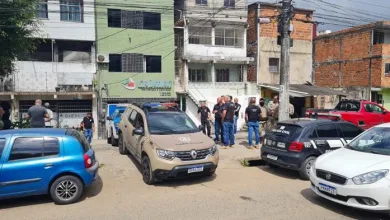 Crime aconteceu na manhã desta segunda-feira (28) — Foto: Rildo de Jesus/TV Bahia