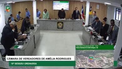 19ª Sessão Ordinária da Câmara Municipal de Amélia Rodrigues