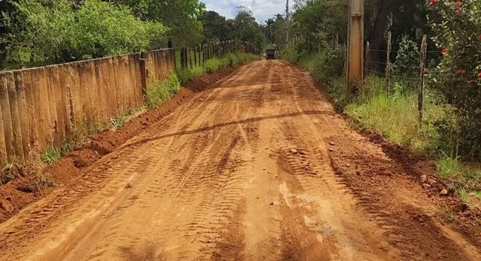 Os serviços estão sendo realizados através das secretaria de Agricultura e Planejamento