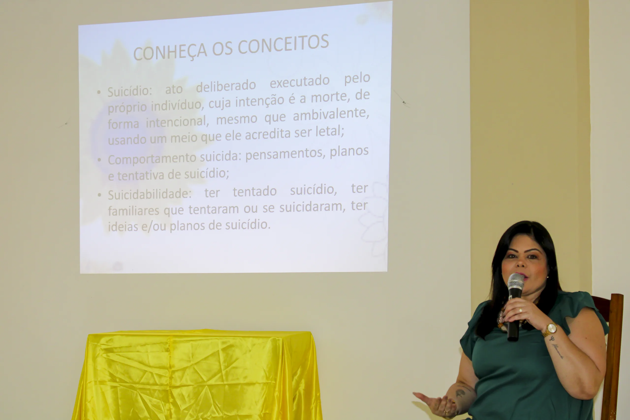 A coordenadora do CAPS I, Julinda Cardoso