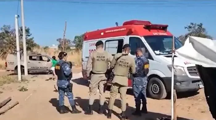 Homem é morto a tiros em Luís Eduardo Magalhães, na região oeste da Bahia — Foto: Reprodução/TV Oeste