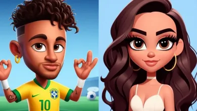 Neymar Junior e Anitta são alguns dos famosos que ganharam versões da plataforma — Foto: Microsoft Bing/ Reprodução