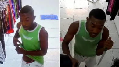 Criminoso assalta loja de roupas e populares alertam; “Esse cara está tocando o terror”