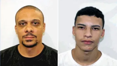 Philip Motta Pereira, o Lesk, e Ryan Nunes de Almeida, o Ryan, encontrados mortos e suspeitos da execução de médicos Foto: Reprodução/TV Globo