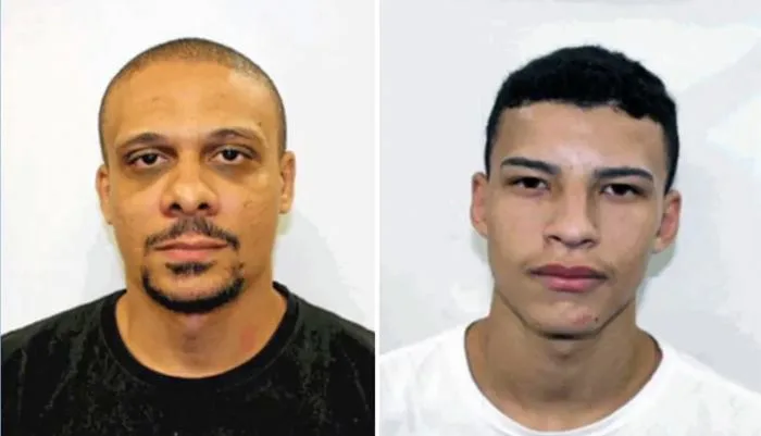 Philip Motta Pereira, o Lesk, e Ryan Nunes de Almeida, o Ryan, encontrados mortos e suspeitos da execução de médicos Foto: Reprodução/TV Globo