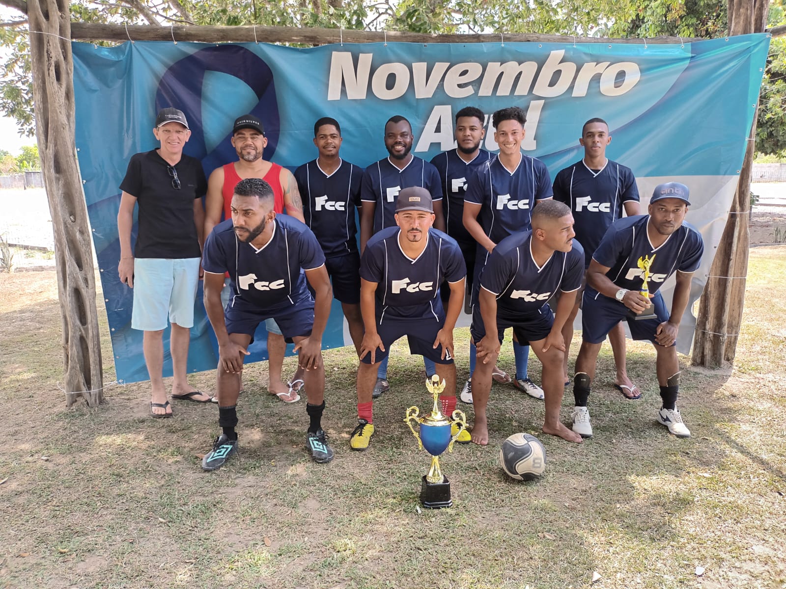 O torneio de futebol na Unidade de Conceição de Jacuípe, reuniu cerca de 50 participantes, entre colaboradores e seus familiares, na sede da empresa. - Reprodução: Divulgação