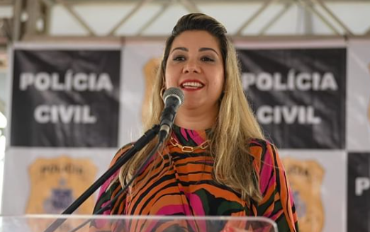 Prefeita Alessandra gomes comentou sobre a felicidade com a inauguração do núcleo - Reprodução: ASCOM