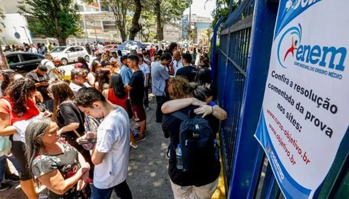 Dia de provas do Enem. Foto: Paula Pinto/Agência Brasil