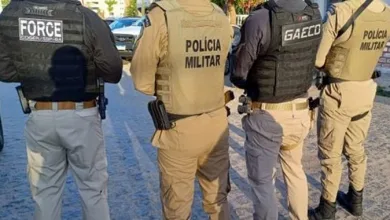 Policiais durante operação em Juazeiro. Foto: Divulgação/SSP-BA