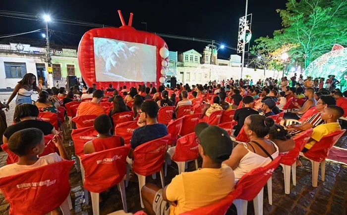 Cinema a Céu Aberto na Praça da Purificação - Foto: ASCOM/Santo Amaro