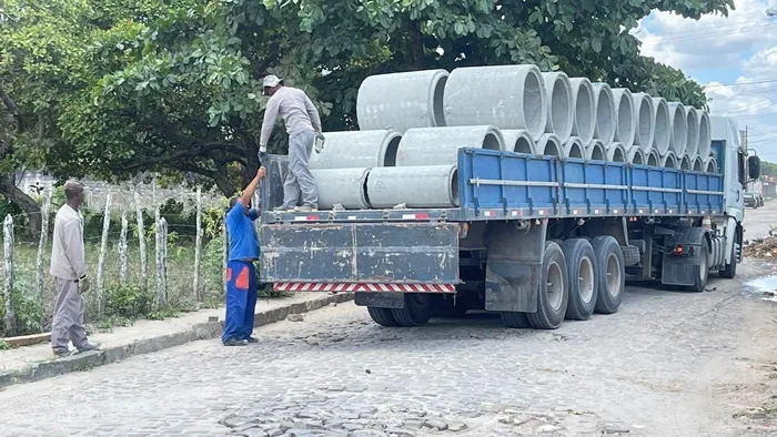 Prefeitura de Conceição do Jacuípe comunica interdição da rua Teodoro Sampaio. Foto: Ascom Conceição do Jacuípe