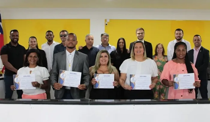 Conselheiros tutelares eleitos para mandato 2024-2028 são empossados em Coração de Maria - Foto: Reprodução/ASCOM