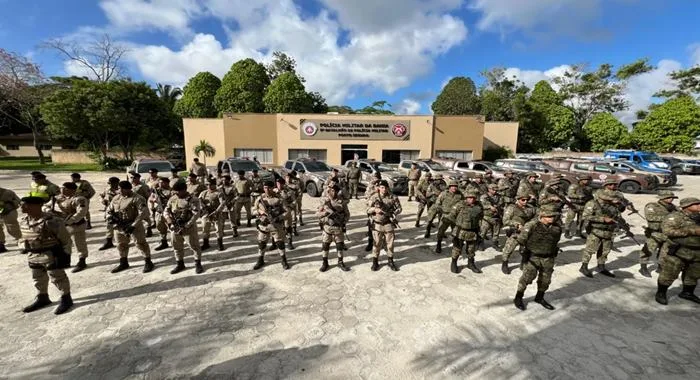 A operação contou com a participação das Polícias Militares dos 26 estados brasileiros e do Distrito Federal - Foto: Reprodução/ DCS- CJEM PM