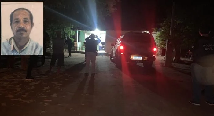 Idoso de 72 anos é executado a tiros após ter casa invadida. Foto: Redes Sociais