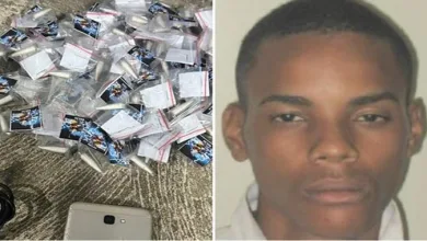 Operação da PM contra o tráfico de drogas prendeu o suspeito conhecido como ‘Buguelo’ Foto: Divulgação/PM-BA