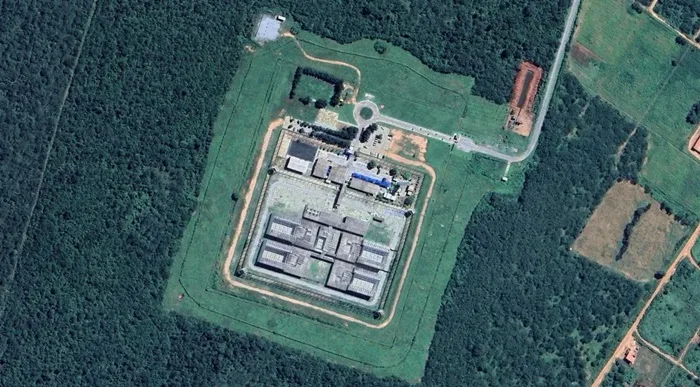 Penitenciária Federal de Mossoró (RN), de onde dois presos fugiram- Reprodução/Google Maps