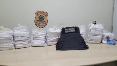 Mulher é presa após ser encontrada com mais de 40 kg de cocaína em cruzeiro na BA — Foto: Reprodução/PF