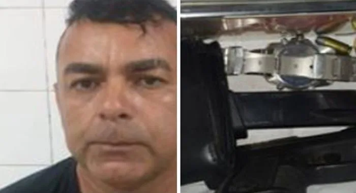 Homem furta pistola e objetos em carro do major da PM morto em acidente na Bahia-Foto: Reprodução/ Redes Sociais