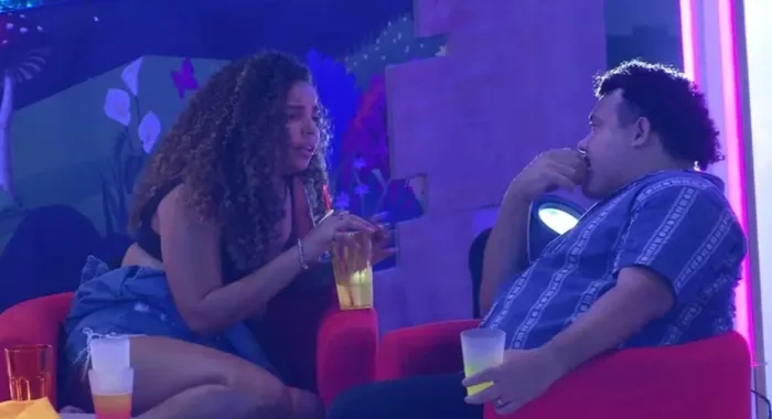 Durante festa no 'BBB 24', Pitel abriu o jogo sobre o que pensa de Davi após treta. Foto: Globo