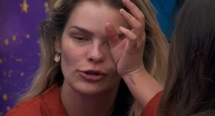 Modelo desabou após refletir descoberta e Wanessa a ajudou no 'BBB 24'. Foto: Globo