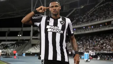 Júnior Santos se isola como maior artilheiro do Botafogo na história da Libertadores — Foto: Vítor Silva/Botafogo