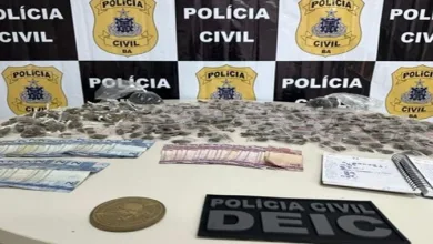 Polícia apreende porções de maconha e crack no bairro de Valéria Foto: Reprodução/ Ascom/PC