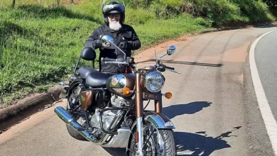 Idoso morre após se envolver em acidente entre duas motocicletas — Foto: Reprodução/Redes Sociais