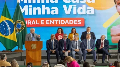 O presidente Luiz Inácio Lula da Silva, durante anúncio do resultado da seleção do Minha Casa, Minha Vida nas modalidades Rural e Entidades. Foto: Reprodução/Fabio Rodrigues-Pozzebom/Agência Brasil