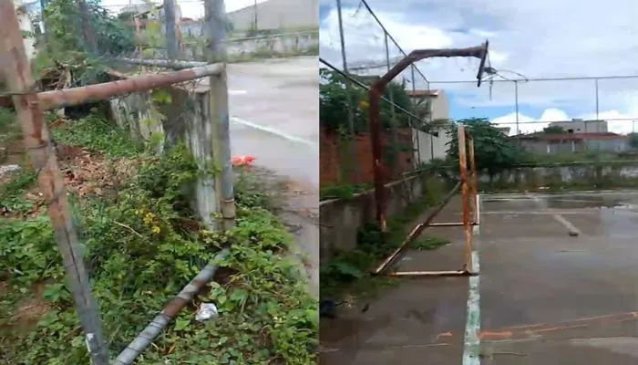 Local está completamente abandonado - Foto: Reprodução/Vídeo