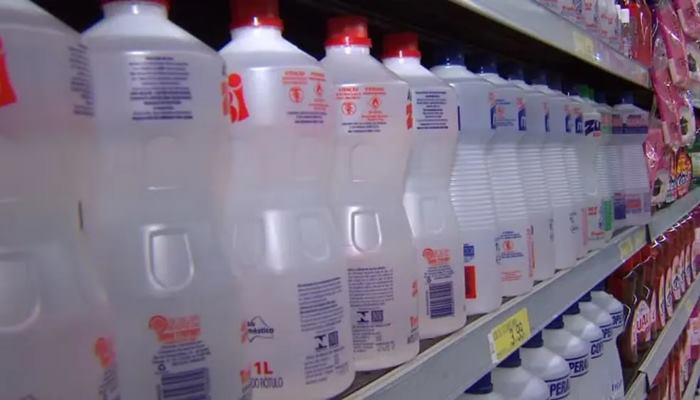 Proibição de venda de álcool líquido 70% começa a valer no Brasil - Foto: Marlon Tavoni/EPTV