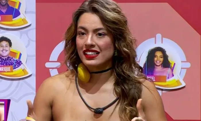 Beatriz Reis no Sincerão do BBB 24 - Foto: Reprodução/TV Globo