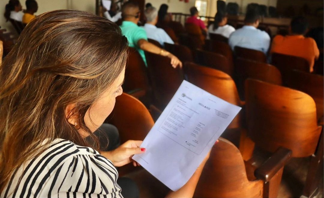 Projeto de LDO para 2025 é apresentado em Audiência Pública e protocolado na Câmara Municipal de Santo Amaro- Foto: Reprodução/ Ascom Santo Amaro