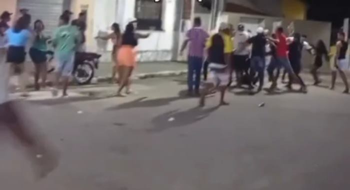 Cavalgada termina com briga generalizada em Teodoro Sampaio - Foto: Reprodução/Vídeo