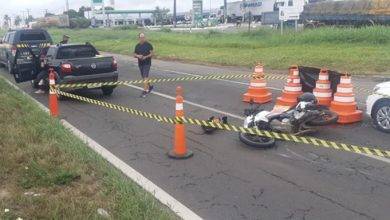 Motos representam 43,59% dos acidentes de trânsito na BR-324 — Foto: Polícia Rodoviária Federal