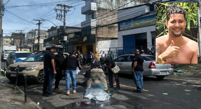 Traficante santamarense conhecido como 'Alan Diabo' é executado com vários tiros em Salvador - Foto: Reprodução