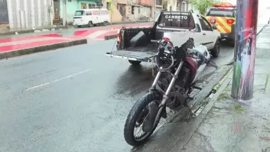 Acidente aconteceu no bairro de Coutos, no subúrbio de Salvador — Foto: Reprodução/TV Bahia