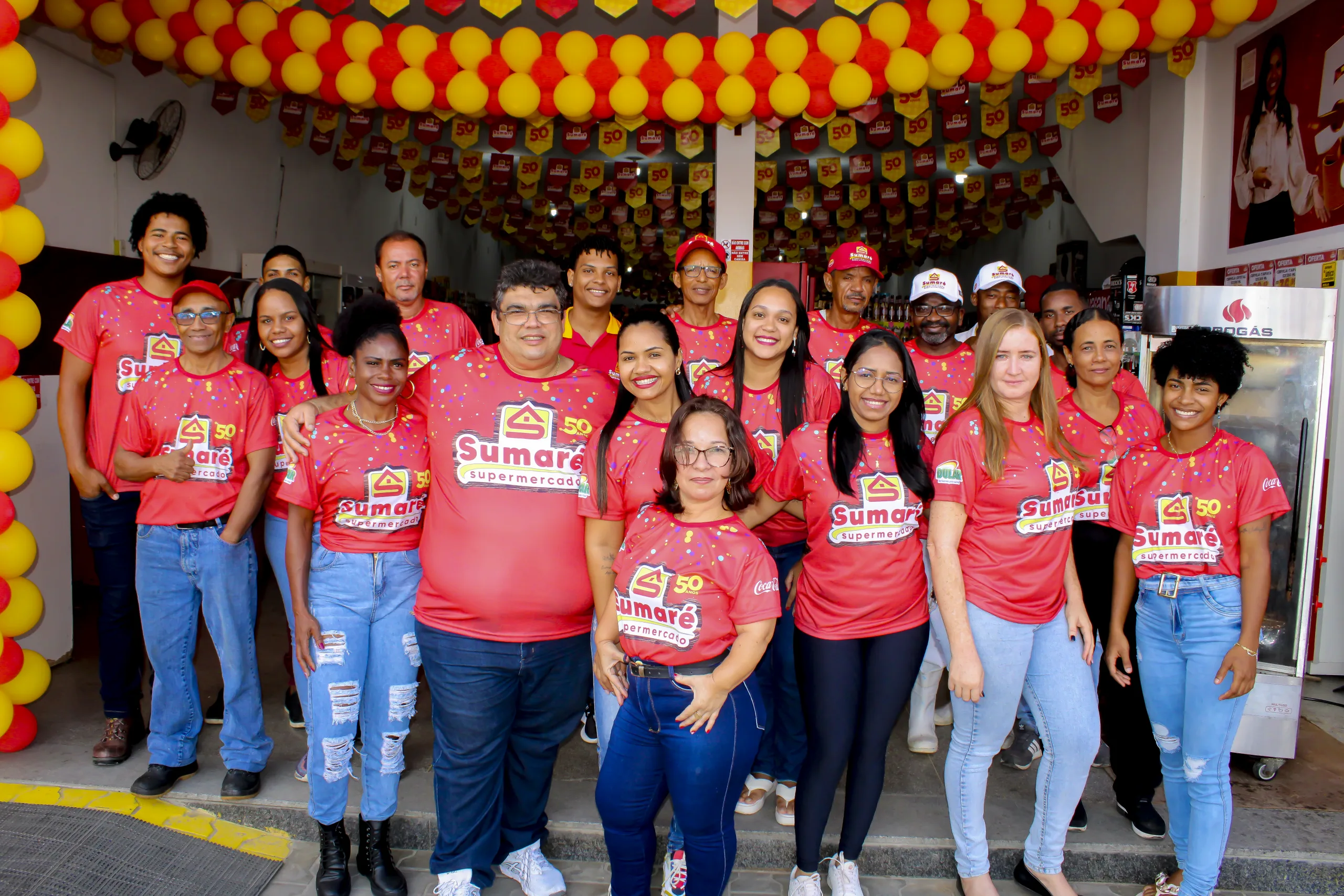 Supermercado Sumaré celebra 50 Anos de sucesso e dedicação em Conceição do Jacuípe- Foto: Fala Genefax