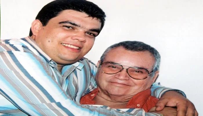 Marcos Farias e seu pai Valmir Mascarenhas, fundador do Supermercado Sumaré- Foto: Arquivo Pessoal