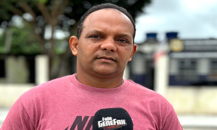 Sidclei Pereira Freitas, pai da vítima, concedeu entrevista ao Fala Genefax - Foto: Fala Genefax