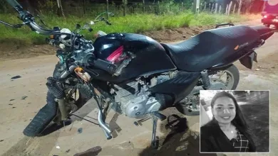 Mulher morre após colidir motocicleta com carro- Foto: Reprodução/ Andorinha News