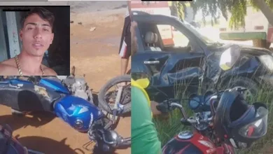 Jovem de 23 anos morre em acidente envolvendo carro e moto na BR-116- Foto: Reprodução