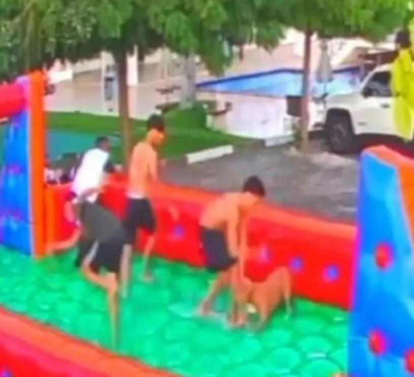 Uma festa infantil acontecia no momento dos ataques - Foto: Reprodução/ Redes sociais