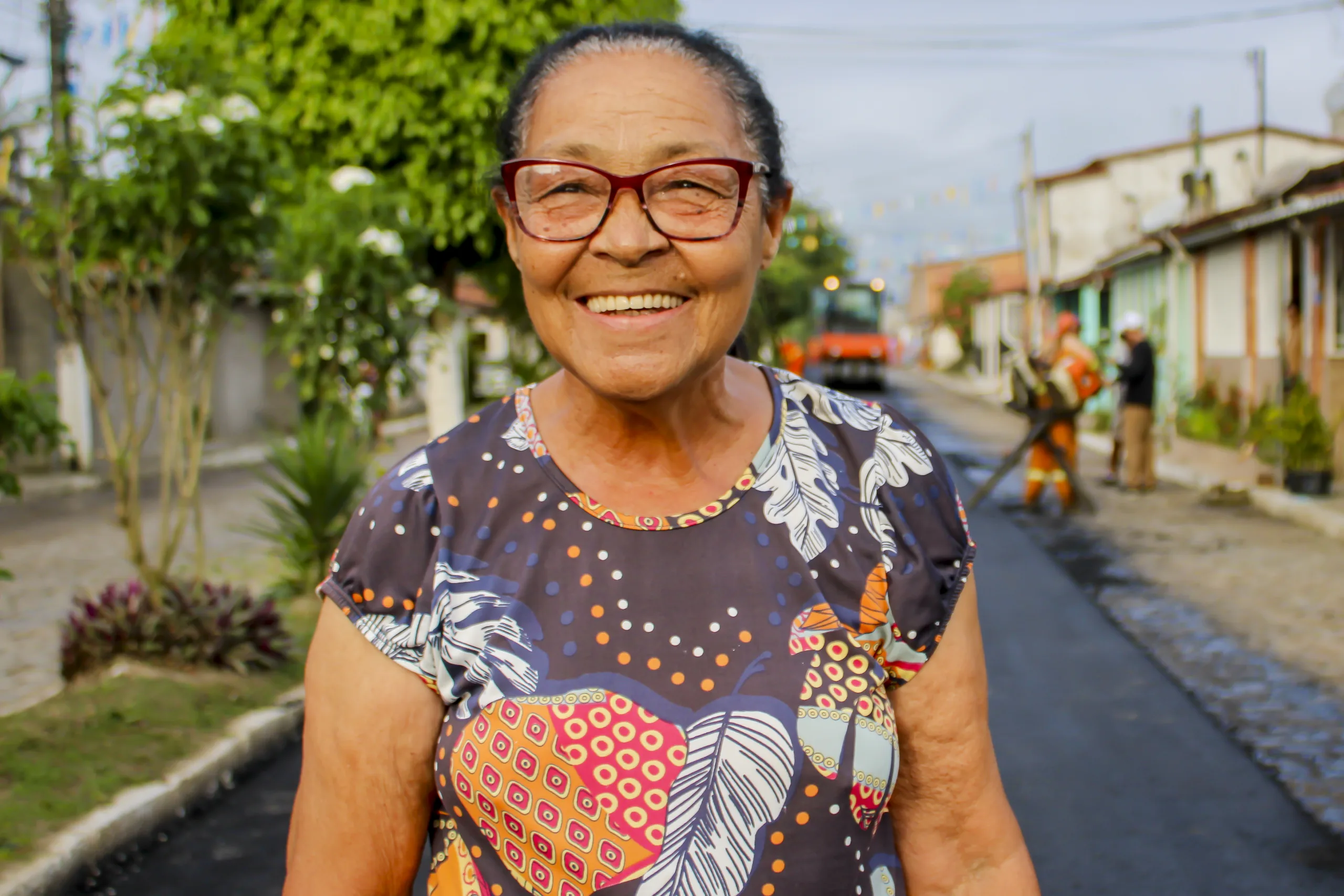  Marina Silva, de 74 anos, moradora do distrito a 60 anos- Foto: Fala Genefax