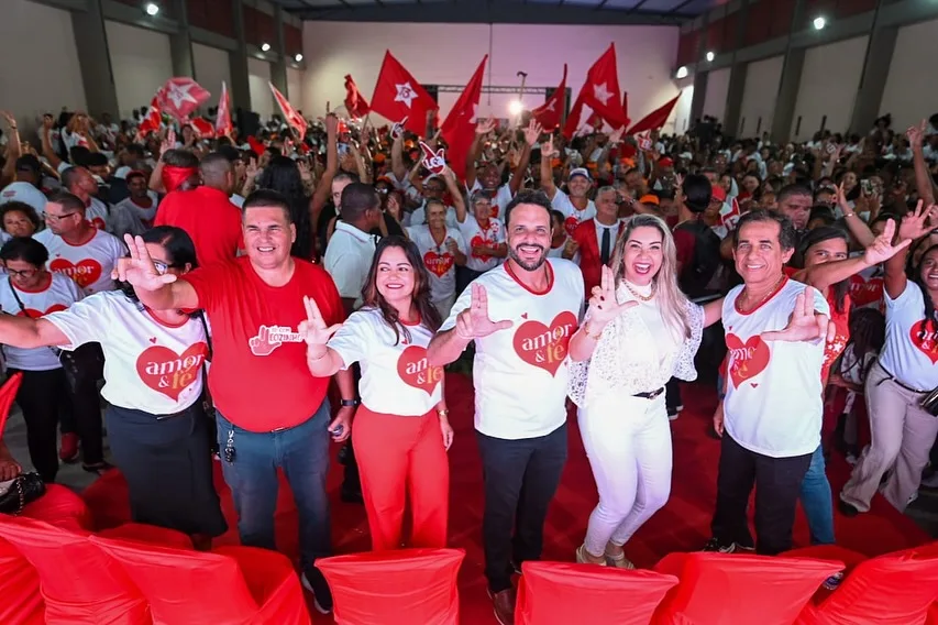 Convenção oficializa candidatura de Leozinho Cavalcante a prefeito de Santo Amaro - Foto: Reprodução/Redes Sociais